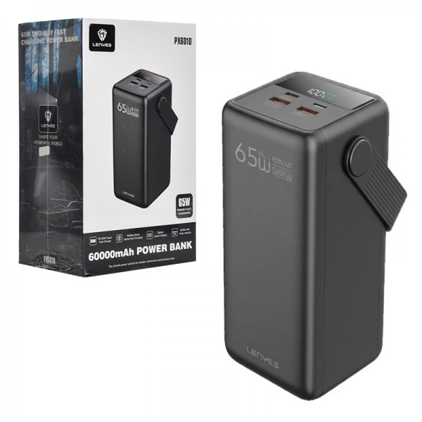 پاوربانک لنیس (LENYES) مدل PX601D ظرفیت 60000mAh