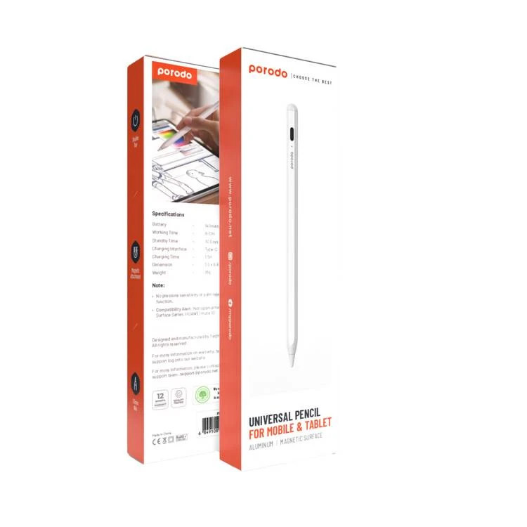 قلم لمسی هوشمند پرودو Porodo Universal Smart Pencil PD-USPTS