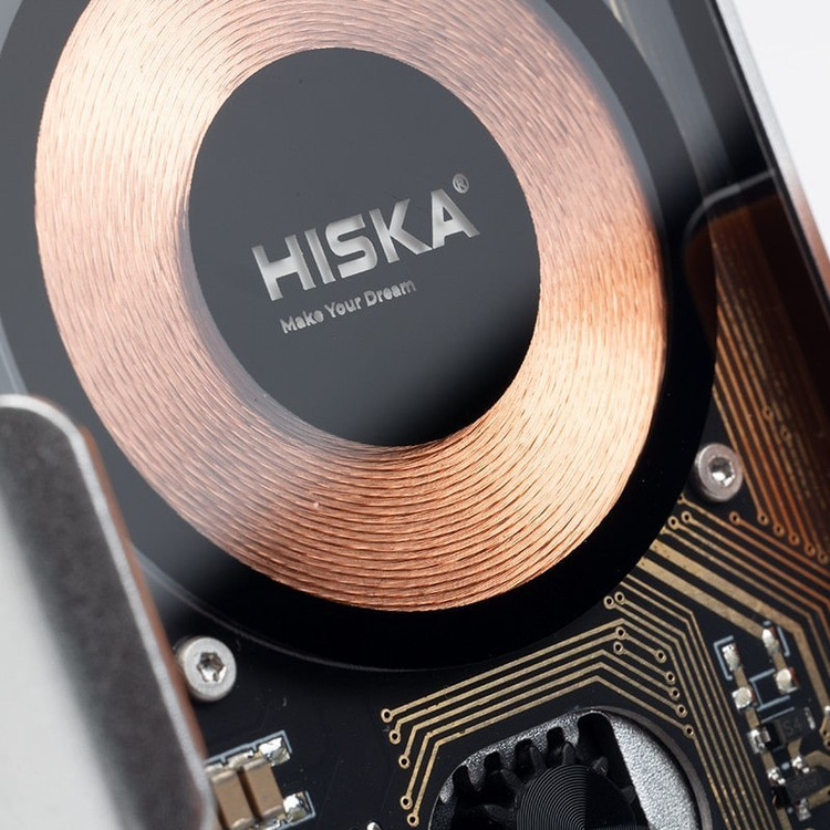 پایه نگهدارنده و شارژر بی سیم هیسکا مدل HK-2351W ظرفیت ۱۵ وات