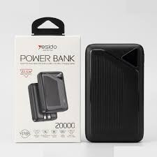 پاوربانک 22.5 وات یسیدو مدل YP85 ظرفیت 20000 میلی آمپر ساعت